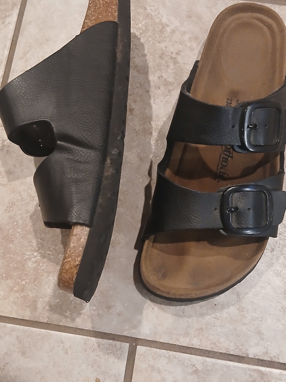 AEROTHOTIC Dual Buckle Comfort Slide size 36 Women's